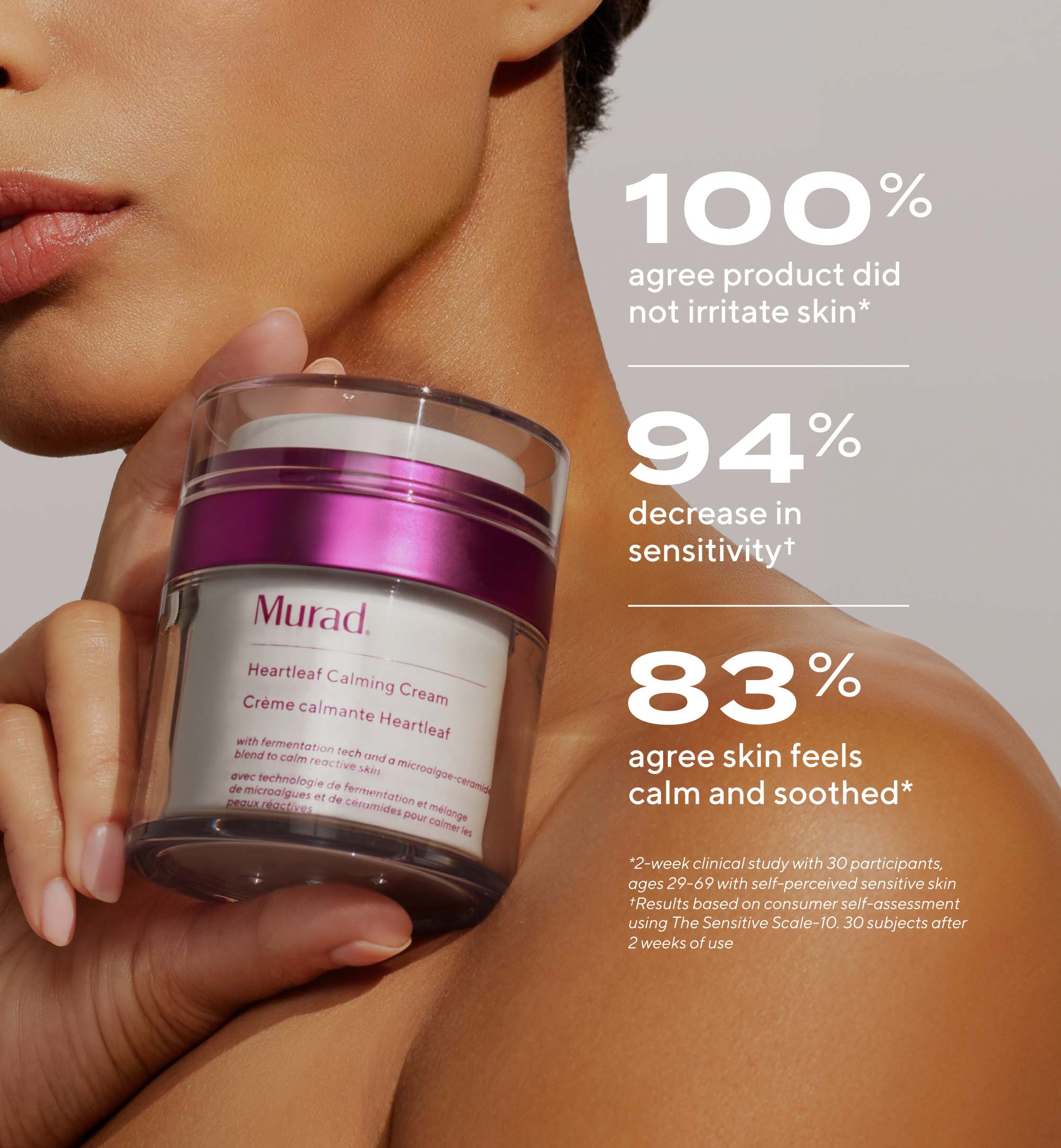 Heartleaf Calming Cream Moisturizer for Sensitive Skin and Eczema-Prone Skin