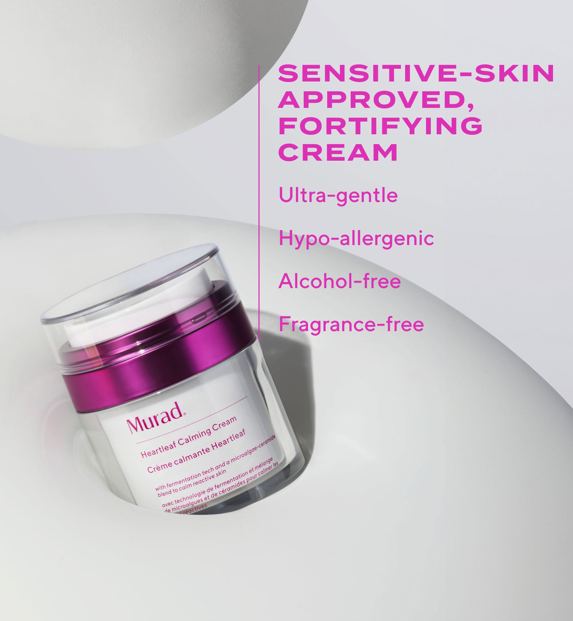 Heartleaf Calming Cream Moisturizer for Sensitive Skin and Eczema-Prone Skin