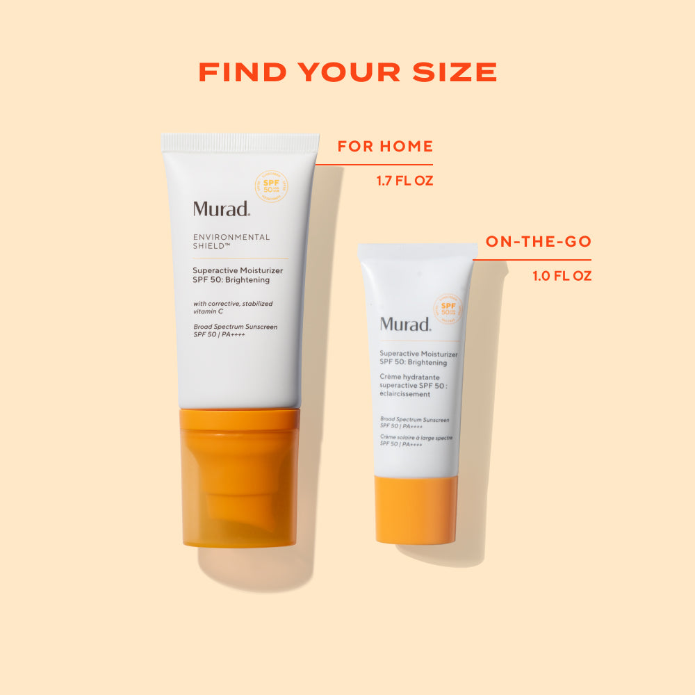 Superactive Moisturizer SPF 50: Brightening Travel Size
