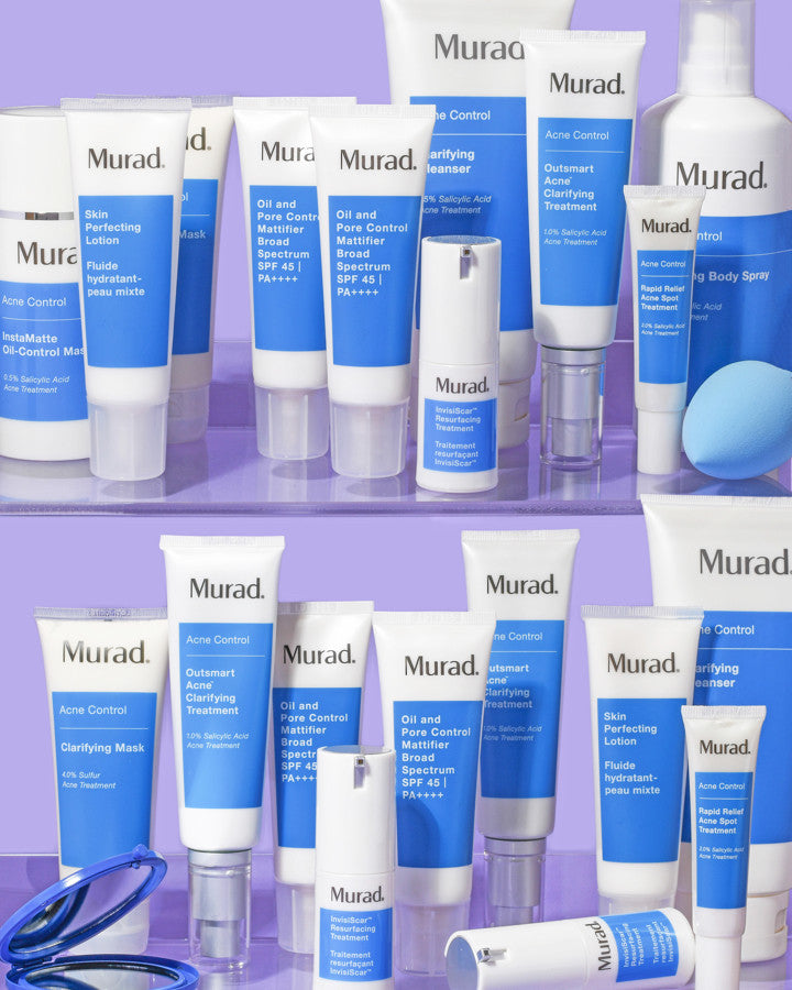 Murad Acne Control Clarifying Cleanser and Acne Collection Products