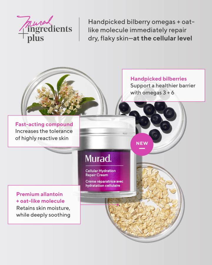 Cellular Hydration Barrier Repair Cream Infographic