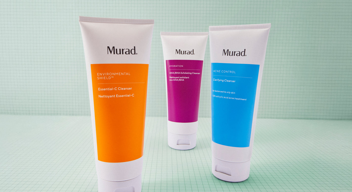 SỮA RỬA MẶT MURAD DẠNG GEL TRONG SUỐT ĐỰNG TRONG CHAI NHỰA CAO CẤP