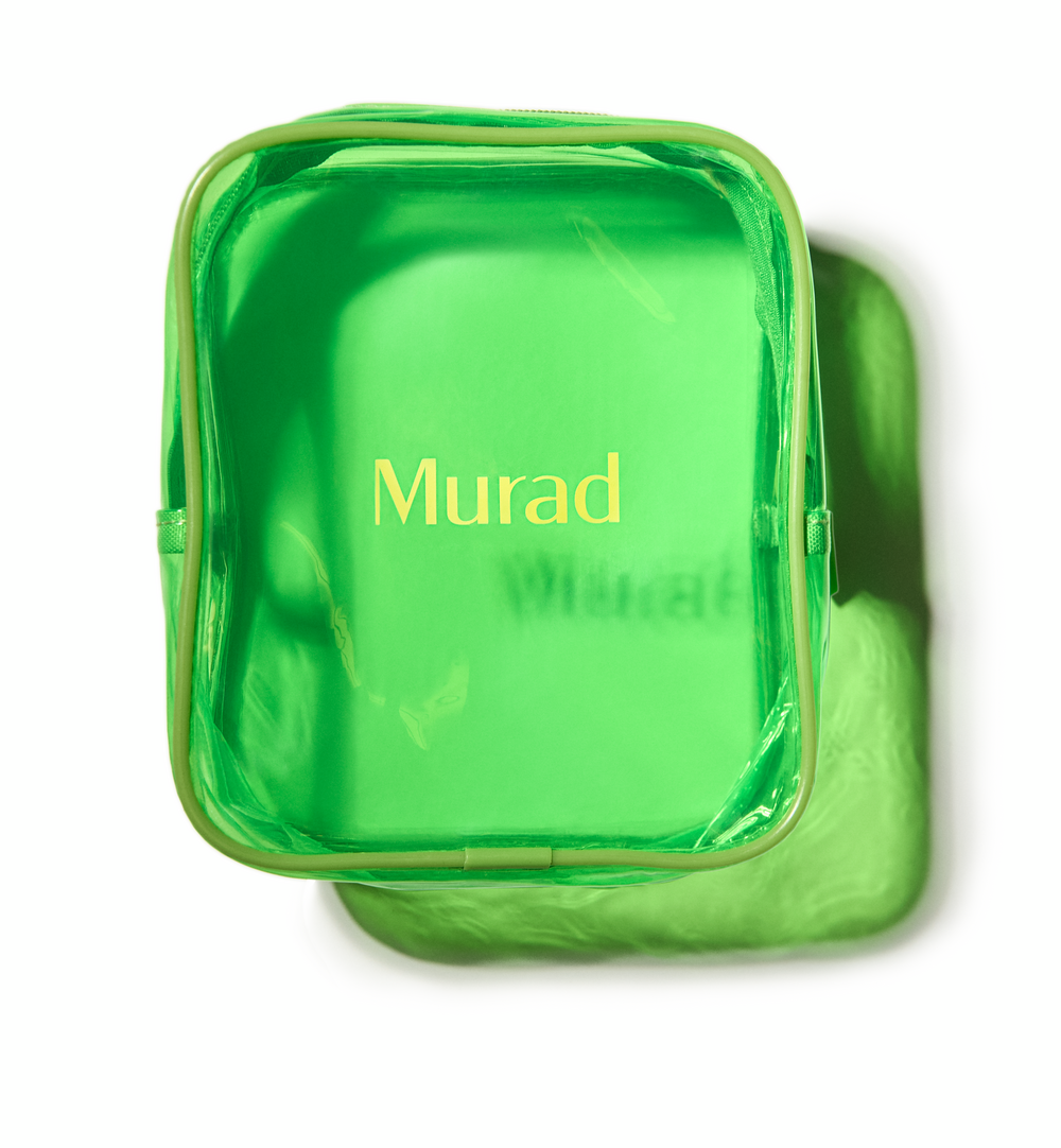 Free Gift: Clear Green Cosmetic Bag