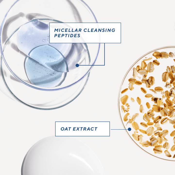 Soothing Oat and Peptide Cleanser - Ingredients